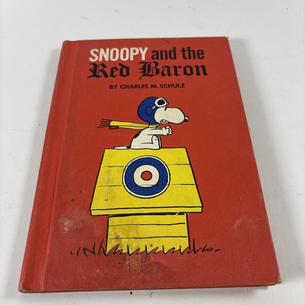 Vtg Weekly Reader Children's Book Club Presents Snoopy and the Red Baron